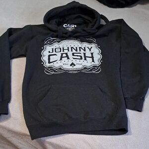 Johnny Cash Black Hoodie Sweater